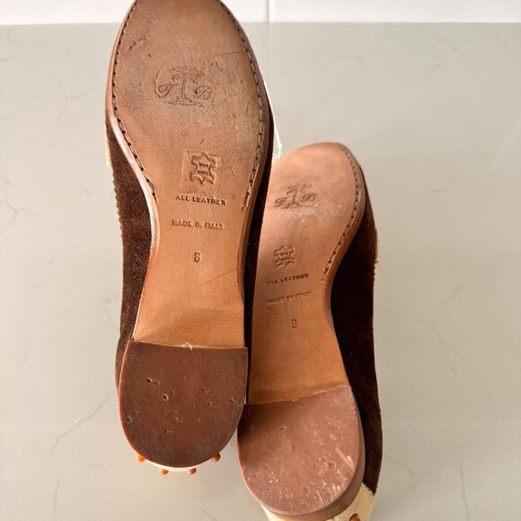 Vintage Tommy Bahama Suede Driving Loafers Brown - Made in Italy - Picture 8 of 8